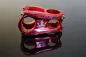 Preview: Bicycle Handlebar Stem - red, black, purple, silver 50 mm 160g. Preview: Bicycle Handlebar Stem - red, black, purple, silver 50 mm 160g.