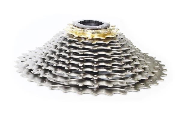 11-36 Kassette 11-fach passend für SHIMANO DURA-ACE / silber-gold 367g