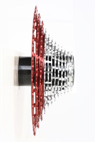 Cassetta 11-36 a 11 velocità per SHIMANO DURA-ACE / Di2 rosso argento 145g