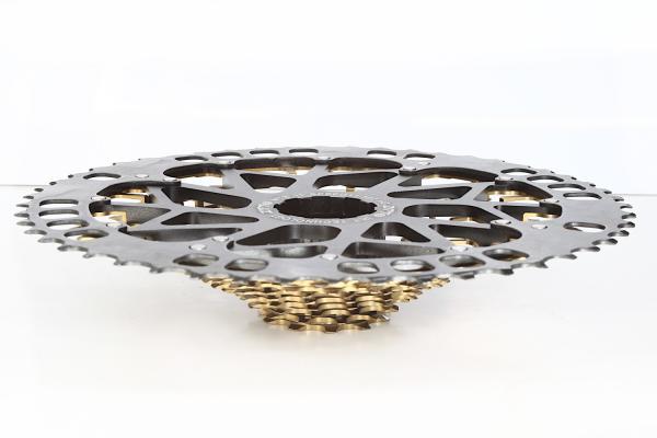 11-46 Cassette 12 velocidades oro 395g - Piñón para rueda libre SHIMANO 11S HG.