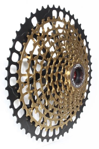 11-50 Kassette 11-fach gold - Ritzel passend für SHIMANO XTR, XT, SLX 398gr.