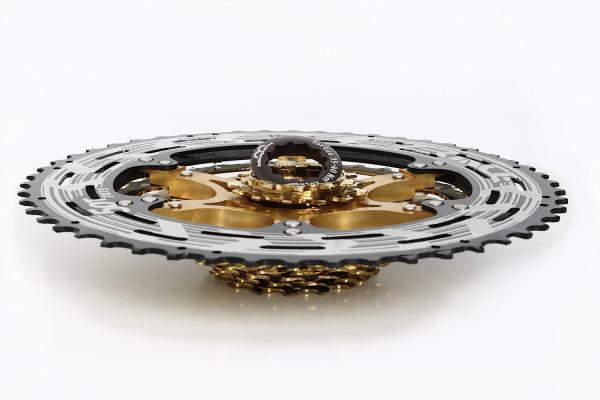 11-50 Kassette 12-fach gold passend für SHIMANO GRX 12S 450g.