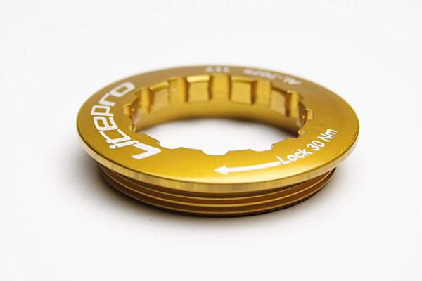 カセットエンドリング ゴールド Litepro - SHIMANOに適したロックリング。