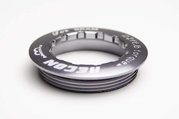 RECON Kassetten Abschlussring - 35mm passend für SRAM silber.