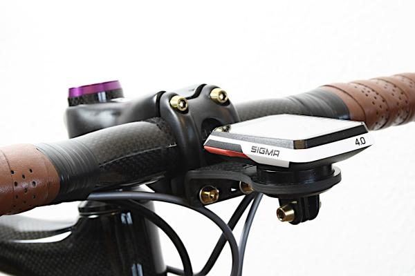 Manillar, velocímetro - Soporte para cámara compatible con SIGMA 11.1 EVO
