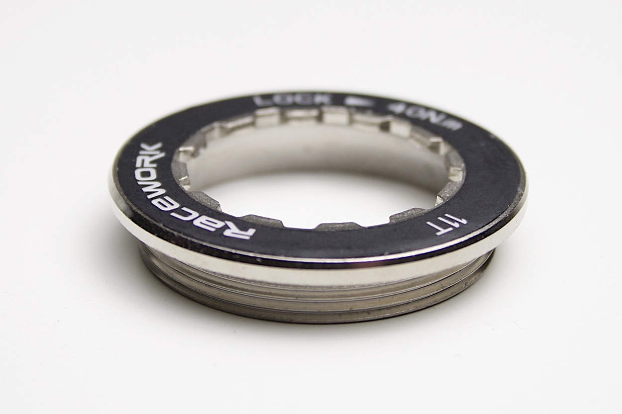 Cassette Lock Ring für Shimano silber. RECON Kassetten Abschlussring 