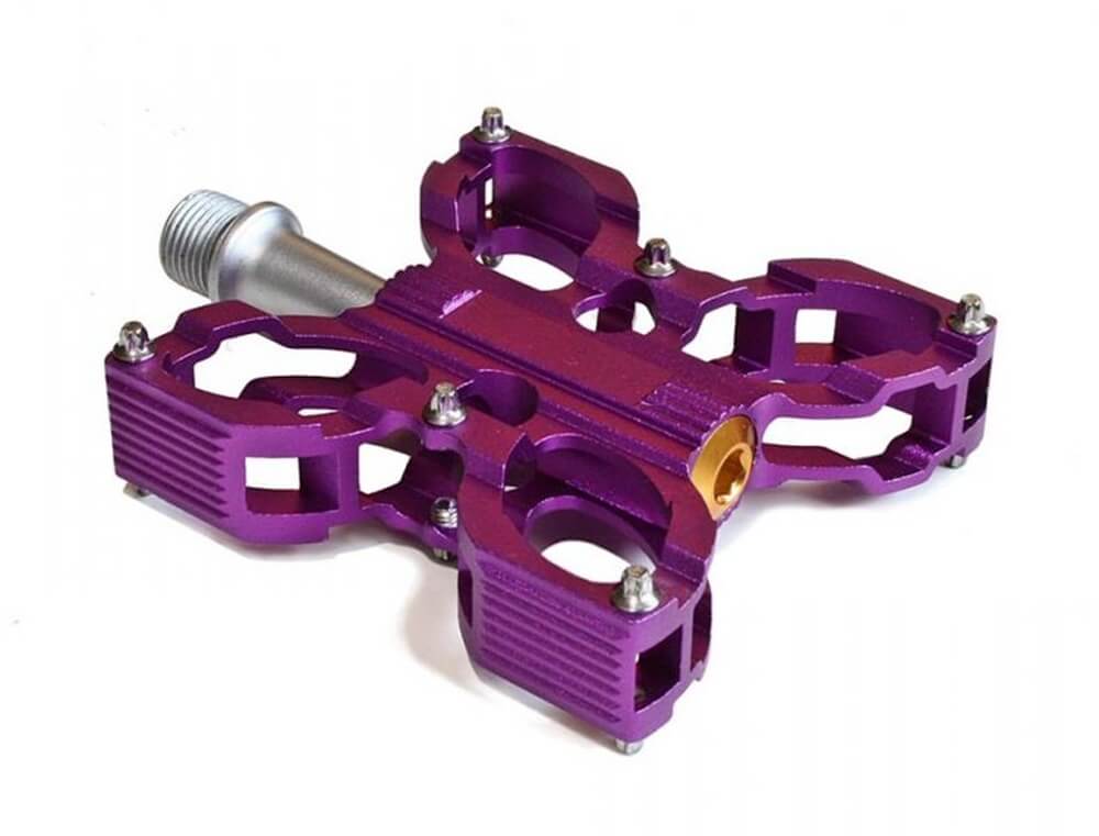 Foot Pedal MTB BMX Mountain Bike Pedal Purple 135g. eBay