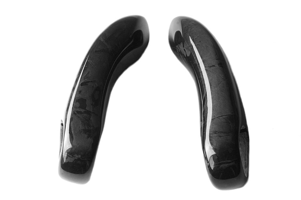 Feathery Carbon Bar End Carbon Bar Ends 45g.