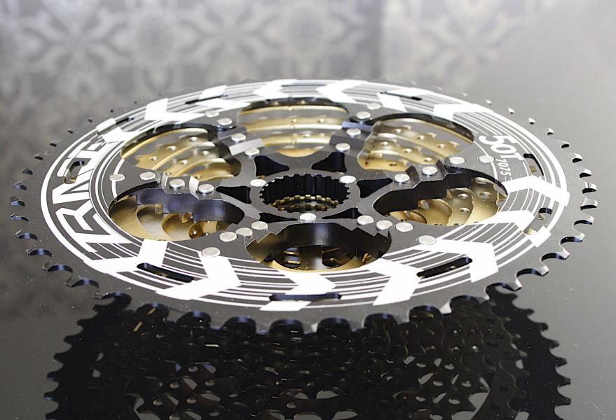 10-50 Cassette 12 vitesses pour SHIMANO DEORE / or 555g.