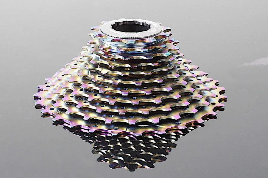 11-34 Pinion 11 Speed - Cassette, Sprocket for SHIMANO DURA-ACE, ULTEGRA, 105 rainbow. 11-34 Pinion 11 Speed - Cassette, Sprocket for SHIMANO DURA-ACE, ULTEGRA, 105 rainbow.