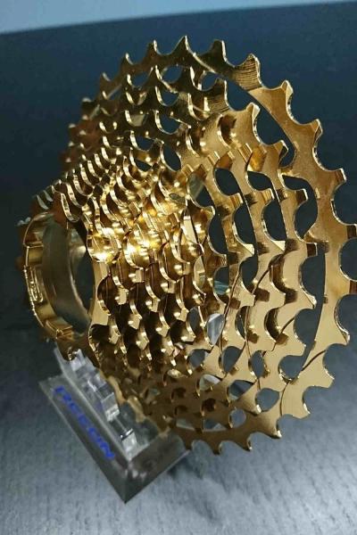 11-32 Kassette 12-fach passend für Campagnolo Record (EPS) / gold 213g