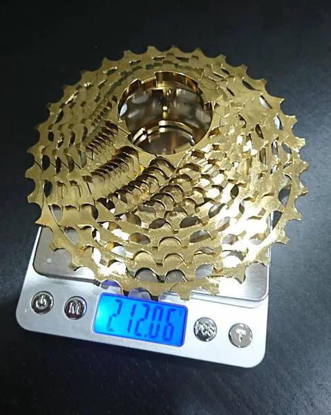 11-32 Cassette 12 Speed gold - Sprocket for Campagnolo Super Record (EPS), Chorus 213g. 11-32 Cassette 12 Speed gold - Sprocket for Campagnolo Super Record (EPS), Chorus 213g.