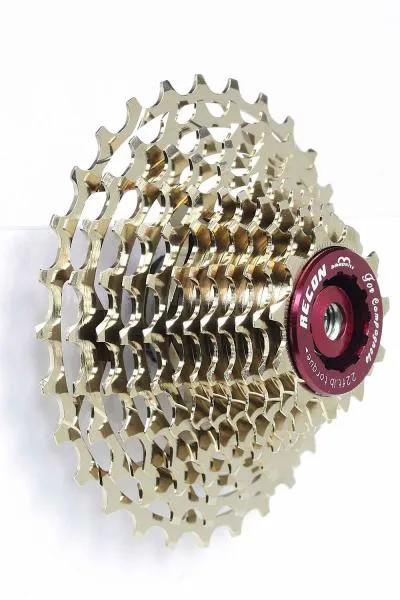 11-29 Kassette 12-fach gold - Ritzel für Campagnolo Super Record (EPS), Chorus 178g. 11-29 Kassette 12-fach gold - Ritzel für Campagnolo Super Record (EPS), Chorus 178g.