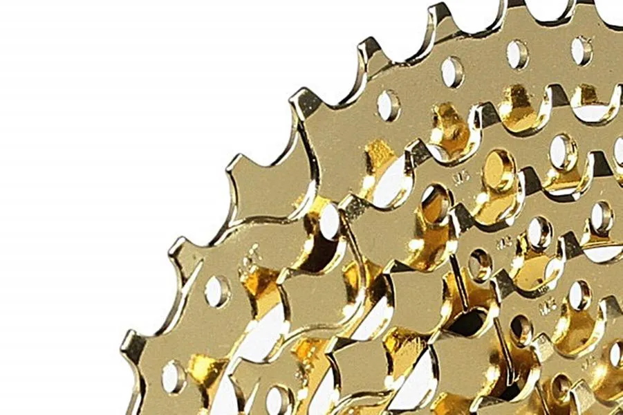 11-42 Cassette 11 Speed gold star - Pinion, Sprocket for SHIMANO XTR, DEORE XT, SLX.