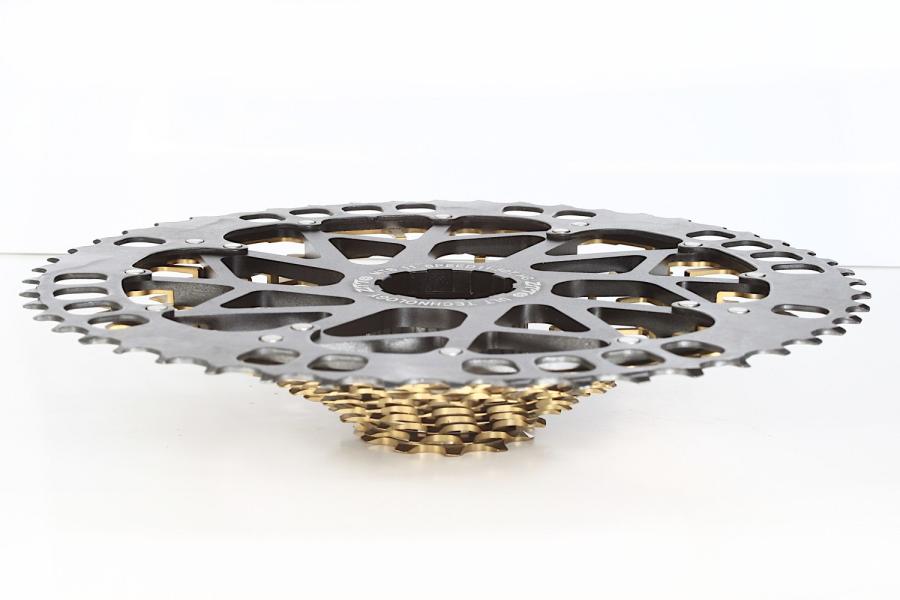 11-50 Kassette 11-fach gold - Ritzel passend für SHIMANO XTR, XT, SLX 398gr.