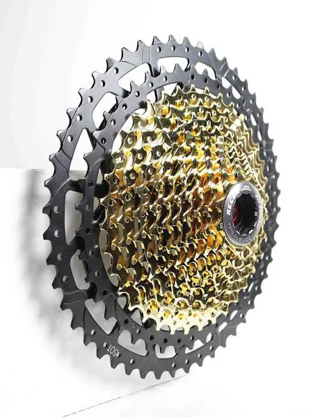 11-50 Zahnkranz 12-fach gold - Kassette, Ritzel für SHIMANO 9/ 10/ 11S HYPERGLIDE Kassettenfreilauf. 11-50 Zahnkranz 12-fach gold - Kassette, Ritzel für SHIMANO 9/ 10/ 11S HYPERGLIDE Kassettenfreilauf.