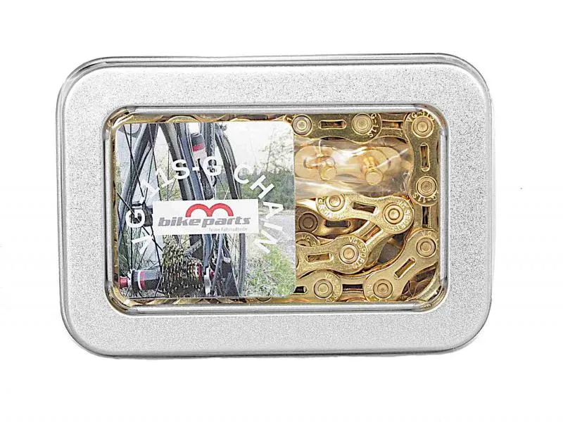 Kette 09/ 10/ 11/ 12-fach gold - Fahrradkette. Kette 09/ 10/ 11/ 12-fach gold - Fahrradkette.