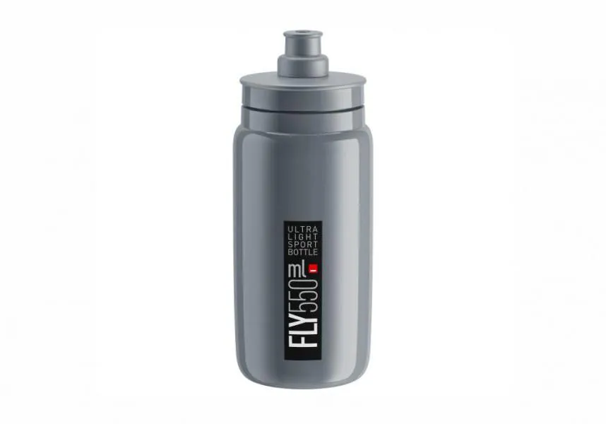 Elite® Fly Gray Black 2020 Trinkflasche grau (0,55l). Elite® Fly Gray Black 2020 Trinkflasche grau (0,55l).