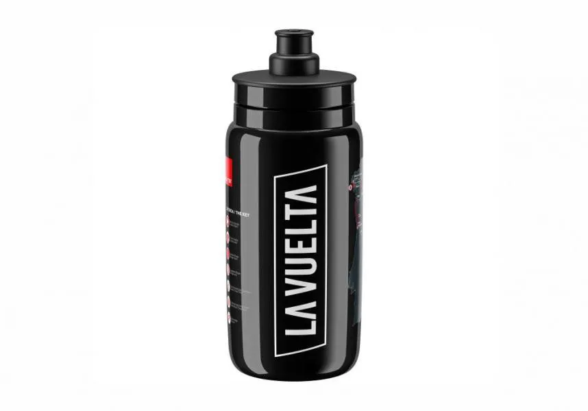 Elite® Fly Vuelta 2020 Trinkflasche (0,55l) black. Elite® Fly Vuelta 2020 Trinkflasche (0,55l) black.