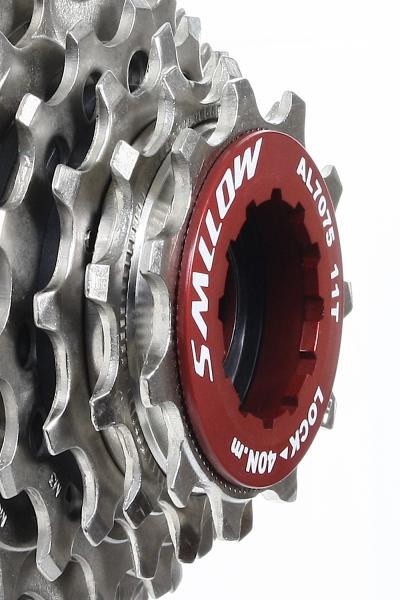 Anello di bloccaggio cassetta rosso - Smllow Anello di bloccaggio adatto per SHIMANO.