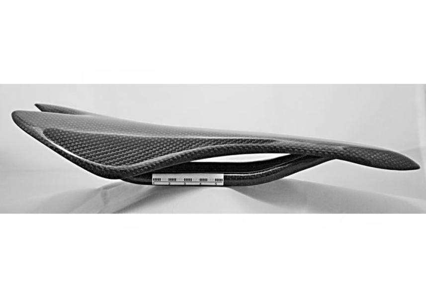 Fibre de carbone complète + cuir Fibre de route Selle de vélo de