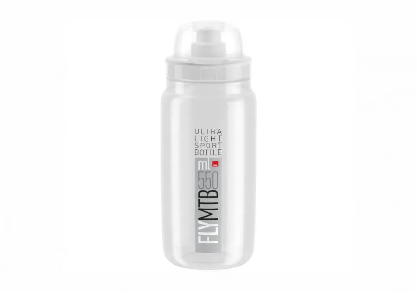 Elite® Fly MTB 2020 bottle (0,55l) clear gray.