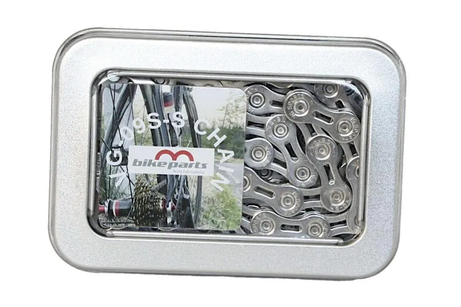 Chain 09/ 10/ 11 Speed silver - Bicycle Chain. Chain 09/ 10/ 11 Speed silver - Bicycle Chain.