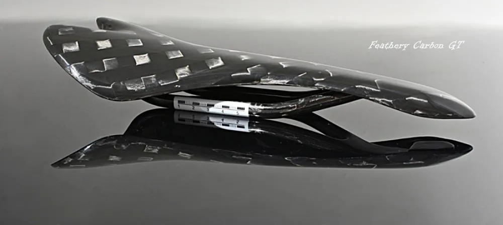 Feathery Carbon Sattel GT - 12K Design. Feathery Carbon Sattel GT - 12K Design.