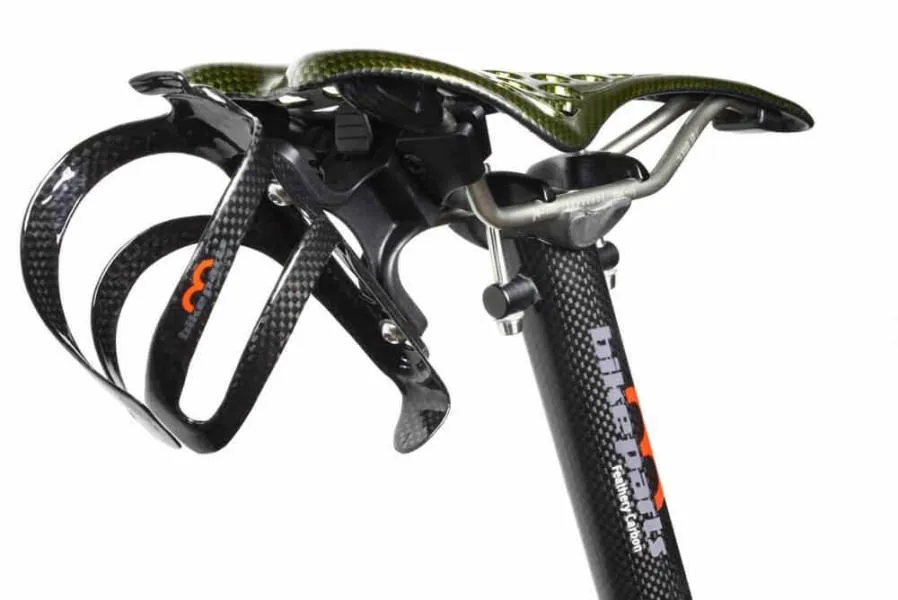 Saddle Bicycle Bottle Cage Kit - Seat Adaptor clamp removeable. Saddle Bicycle Bottle Cage Kit - Seat Adaptor clamp removeable.