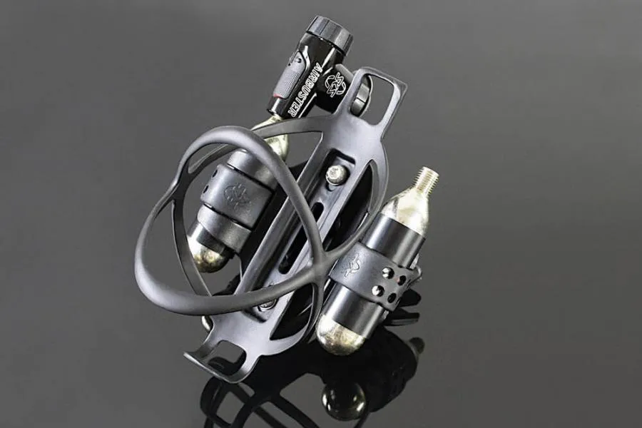 Water bottle cage holder saddle - FC251Sportly with mini pump removable. Water bottle cage holder saddle - FC251Sportly with mini pump removable.
