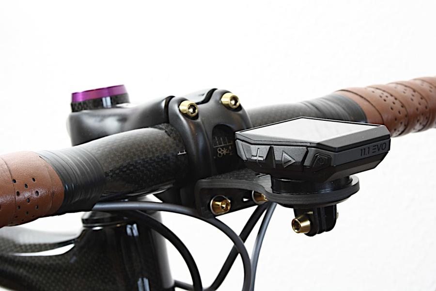 Manillar, velocímetro - Soporte para cámara compatible con SIGMA 11.1 EVO