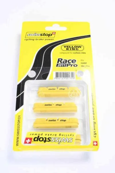swissstop Yellow King - Carbon Bremsbeläge, Race Pro. (4 Stück) swissstop Yellow King - Carbon Bremsbeläge, Race Pro. (4 Stück)