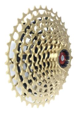 10-42 Cassetta a 11 velocità oro - pignone, corona per ruota libera SRAM XD.