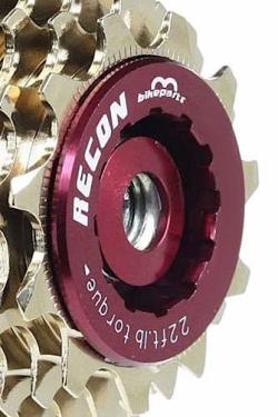 Kassettenverschlussring rot - Lockring passend für Campagnolo - RECON