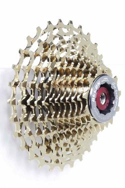 12-29カセット12速 ゴールド 213g - 用スプロケット Campagnolo Super Record (EPS), Chorus 188g。