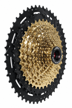 Cassetta 11-50 a 12 velocità, color oro, compatibile con EDS OX 1.0 con ruota libera (HG) 450g.