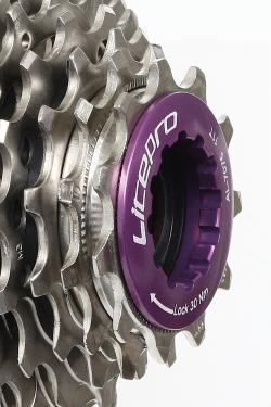Anello di fine cassetta viola - Litepro Lock Ring adatto per SRAM.