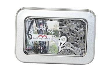 Cadena 9/ 10/ 11 velocidades plata - Cadena de bicicleta, cadena de cambio para desviador 9, 10, 11S.