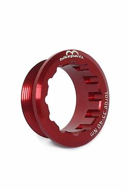 Anneau de fermeture de cassette rouge - Lockring pour SHIMANO MICRO SPLINE 12 vitesses.