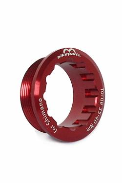 Cassette anillo final rojo - lockring para SHIMANO MICRO SPLINE 12-velocidades.