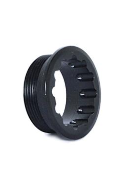 Lockring - anillo final negro - Para cassette SHIMANO MICRO SPLINE de 12 velocidades.