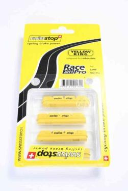 swissstop Yellow King - Carbon Brake Pads, Race Pro. (4 items)