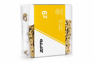 Schaltkette 9-fach Kette, Fahrradkette für Kettenschaltung | gold - Ztto